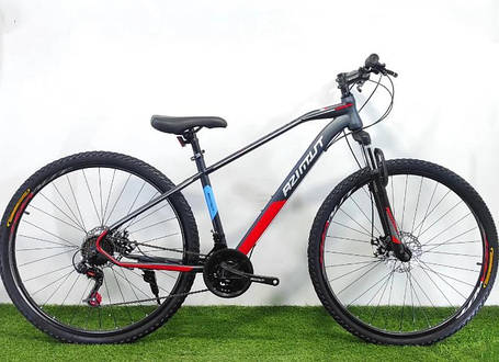 Горный велосипед Azimut Gemin 26" GFRD размер рамы 15,5" серо-красный, фото 2