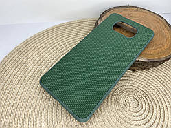 Чохол Carbon Fiber Xiaomi Poco X3 (зелений)