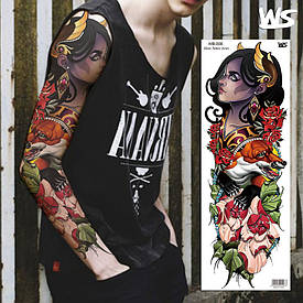 Грецький Стиль. Флеш Тату. На Руку/Ногу/Бедро, 48*17 См