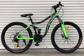 Гірський двопідвісний Mbike Twin 26 (2021) велосипед сталь