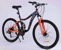 Гірський двопідвісний Mbike Twin 26 (2024) велосипед сталь