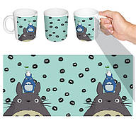 Чашка белая аниме Мой сосед Тоторо (z0497)