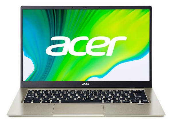 Ноутбук Acer Swift 1 SF114-34 14FHD IPS/Intel Pen N6000/8/256F/int/Lin/Gold, фото 2