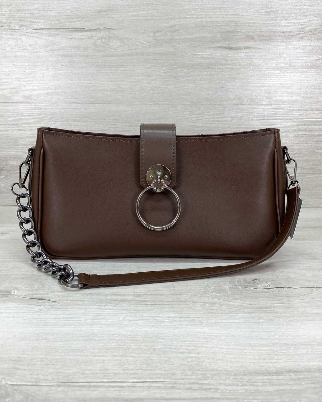 Жіноча сумка «Евері» коричнева