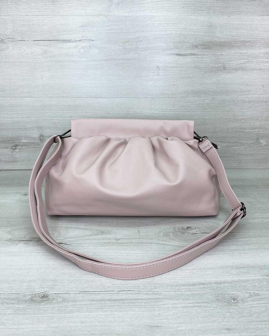 Жіноча сумка «Vivian» пудрова