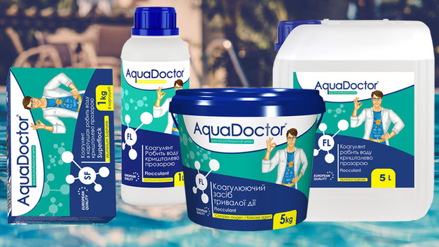 Коагулюючу засіб у гранулах AquaDoctor FL, 5 кг