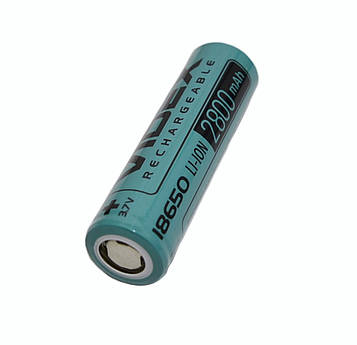 Акум. Li-ion 18650 без захисту VIDEX, 2800mAh