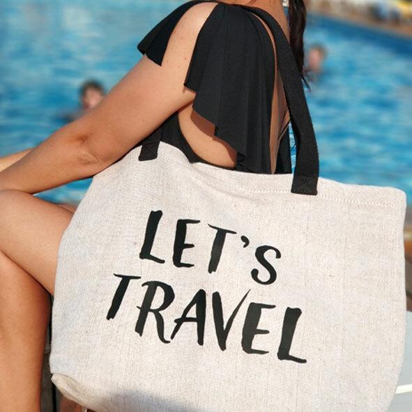 Пляжна сумка Beach let's travel