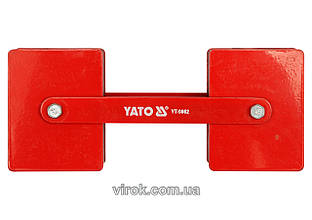 Струбцина магнітна YATO для зварки 85 x 65 x 22 мм 2 x 22.5 кг