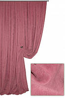 Тканина мікровелюр Пальміра артикул 425042 темно-рожевий фрезовий для штор римської штор покривал