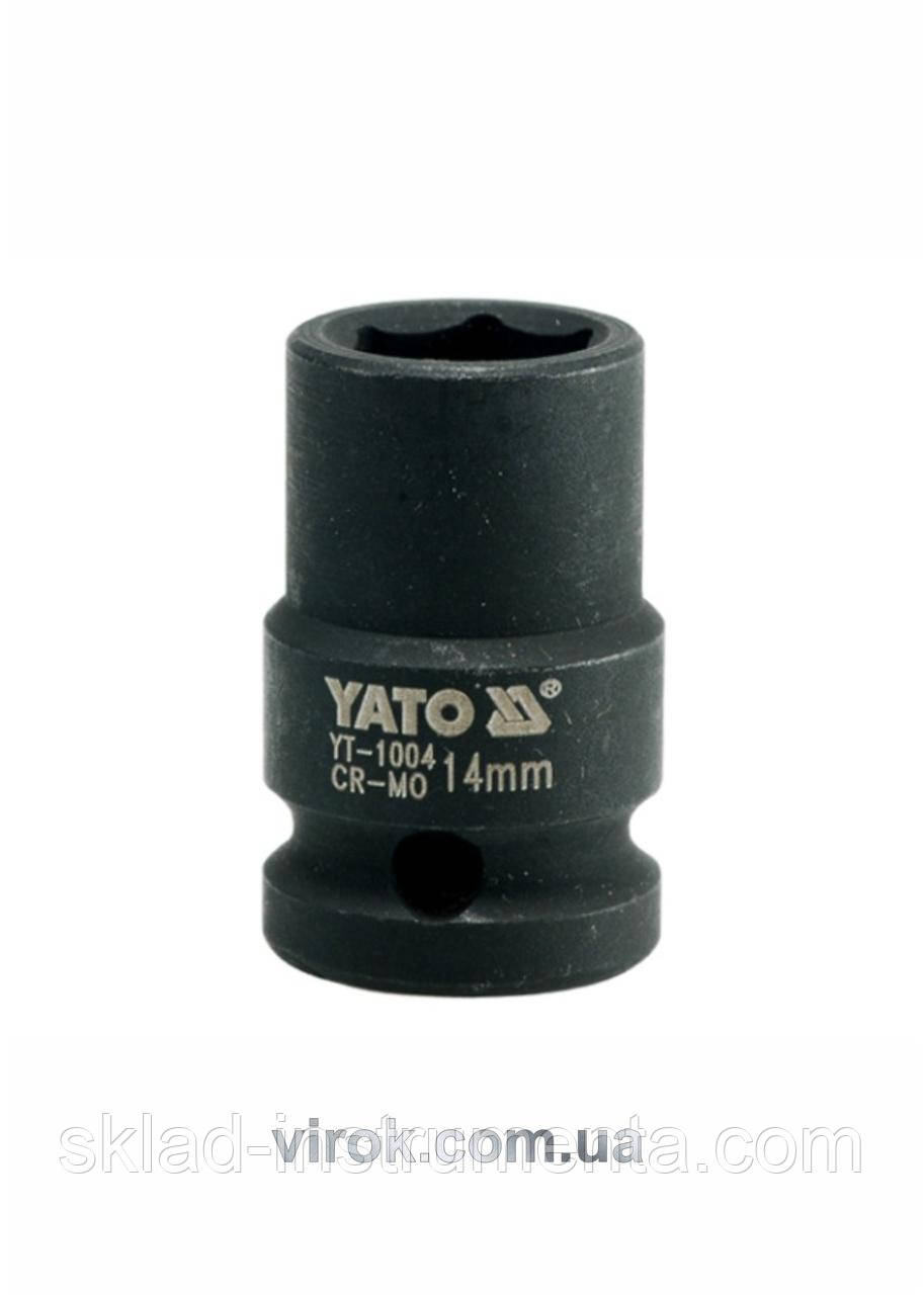 Головка торцеві ударна шестигранна YATO 1/2" М14 х 39 мм