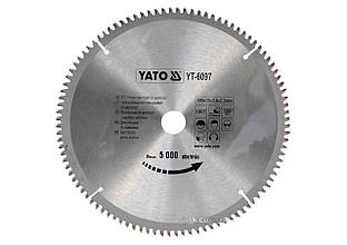 Диск пильний по алюмінію YATO 300 х 30 х 3.0 x 2.2 мм 100 зубців R. P. M до 5000 1/хв