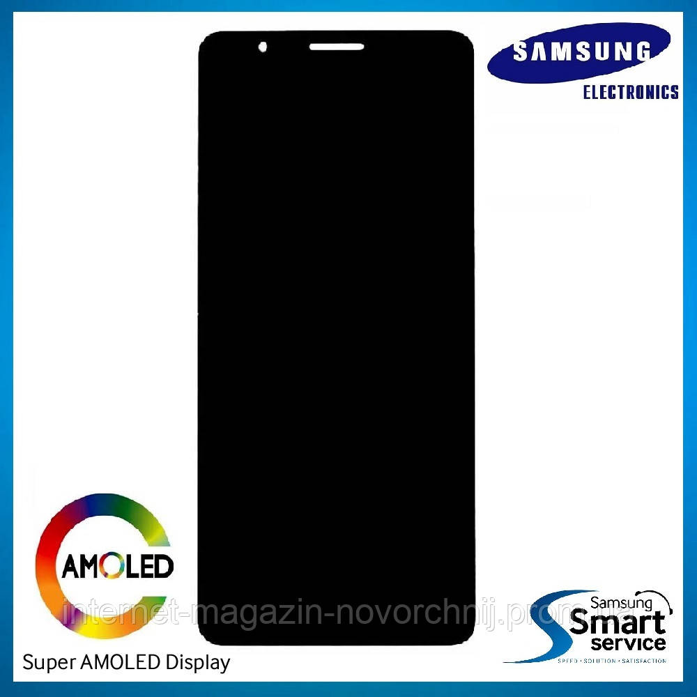 Дисплей Samsung A01 Core Galaxy A013 Чорний Black (без рамки) GH82-23392A оригінал!