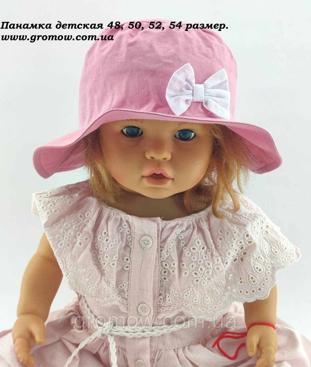 Оптом дитячі панамі 48 розмір панамка дитяча головні убори дитячі опт (ОП102), фото 1