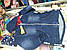 Тепла подовжена джинсова куртка куртка для хлопчика дівчинки фліс блискавка розмір 98 - 128, фото 8