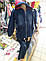 Тепла подовжена джинсова куртка куртка для хлопчика дівчинки фліс блискавка розмір 98 - 128, фото 3