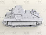 Пластикова модель 1/35 ICM 35338 француський легкий танк FCM 36 with French Tank Crew, фото 10