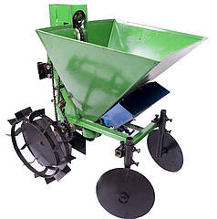 Картоплесаджалка мотоблочная з бункером для добрив Кентавр