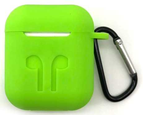 Чохол для навушників AirPods 1/2 зелений, фото 1