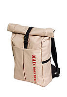 Стильний рюкзак міський KOF бежевий від MAD | born to win™