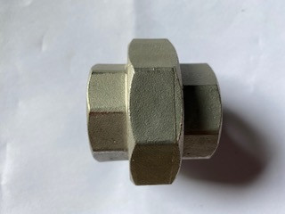 Американка нержавіюча вн.-вн. різьба AISI304 (плоске ущільнення через прокладку) 1", фото 1