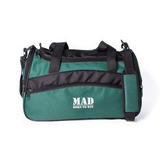 Якісна спортивна сумка каркасної форми TWIST зелена від MAD | born to win™