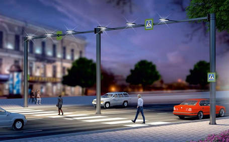 Пішохідний освітлювальний портал