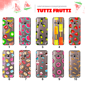 Ультратонкий прозорий чохол з малюнком для Samsung s5610 (80 дизайнів)