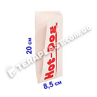 Бумажные уголки для хот-дога белые 85х200, 40г/м2 (уп-1 тыс шт)
