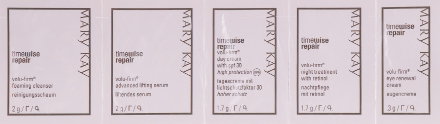 Mary Kay timewise Repair, набір 5 шт пробників, для особи