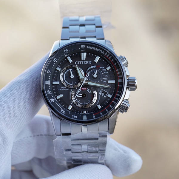 Citizen AT4129 57H Eco Drive PCAT Perpetual Chronograph Sapphire Dealer Time 665110156