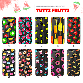 Ультратонкий прозорий чохол з малюнком для Huawei Honor 8 (80 дизайнів)