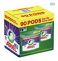 Капсулы для стирки цветного белья Ariel Color Pods 3 в 1 90 шт