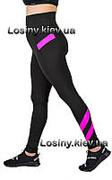 Спортивные лосины больших размеров, женские леггинсы лосины для спорта, одежда для фитнеса Valeri 1203