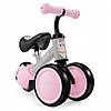 Беговел Kinderkraft CUTIE рожевий (Pink) Триколісний Велобег KKRCUTIPNK0000, фото 3