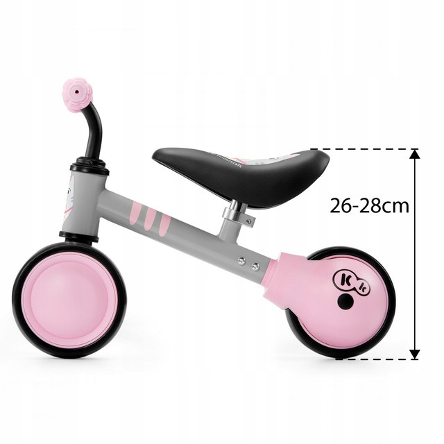 Беговел Kinderkraft CUTIE рожевий (Pink) Триколісний Велобег KKRCUTIPNK0000