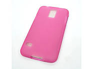 Чохол Mobiking Silicon Case Samsung G900 Galaxy S5 Pink накладка силіконова