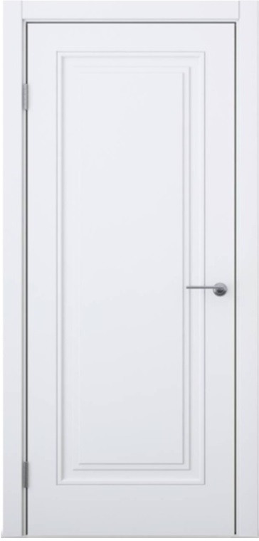 Галерея дверей Норд 101 ПГ белая эмаль