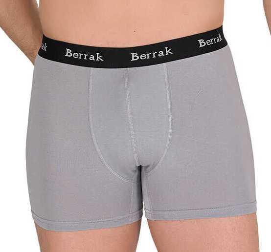 Трусы-боксеры шортами мужские Berrak светло-серые