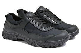 Чоловічі шкіряні кросівки великих розмірів Taurus Black 575 р. 46 47 48 49 50