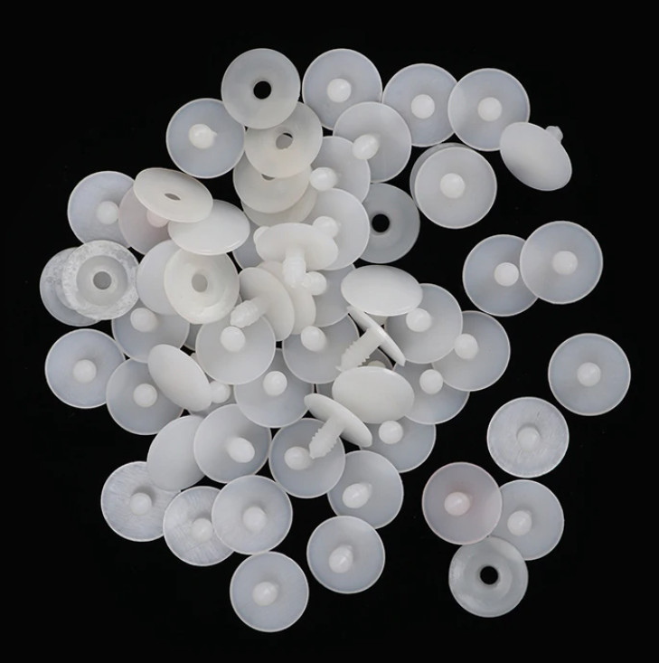 Суглоб для іграшок, 2 см, пластик, 1 комплект (гвинт + шайба)