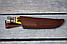 Ніж нескладною Самурай, рукоять кістка буйвола, фото 6