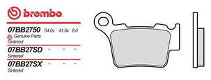 Мотоколодки BREMBO 07BB27SD FDB2165 /TRW MCB743 / EBC FA368 /Braking 891CM44 /SBS 791, фото 3