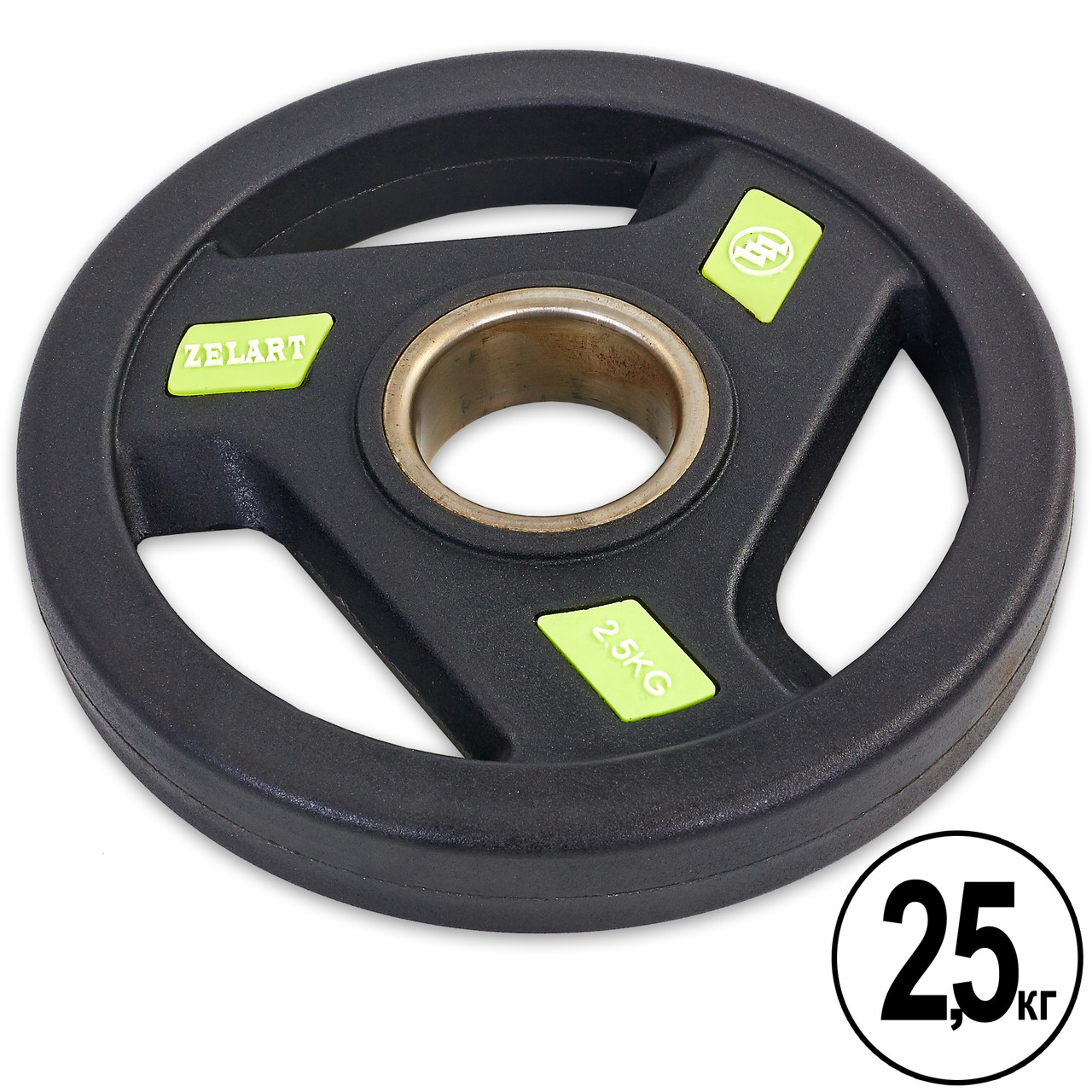 Млинці 51 мм 2,5 кг (диски) поліуретанові Zelart