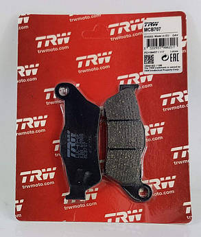 Мотоколодки TRW MCB707 аналог BREMBO 07BB28SP / FERODO FDB2039P/ EBC FA363 /Braking 794 /SBS 742, фото 4