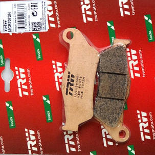 Мотоколодки TRW MCB707SH аналог BREMBO 07BB28SP / FERODO FDB2039P/ EBC FA363 /Braking 794 /SBS 742, фото 1