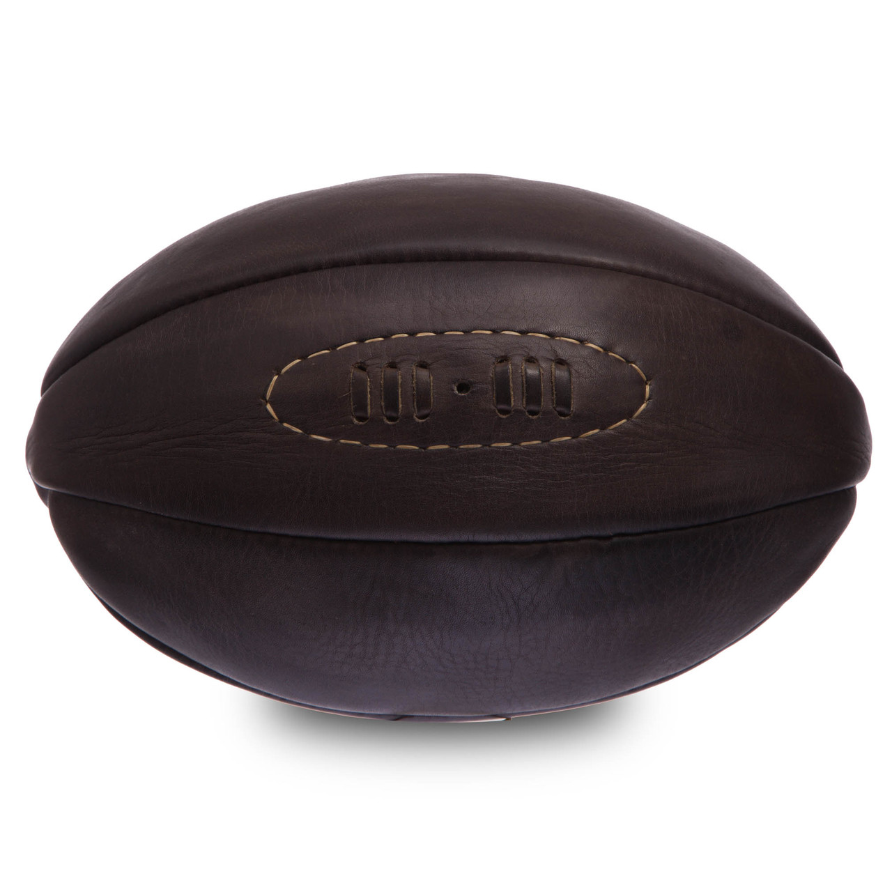 Мяч для регби Composite Leather VINTAGE Rugby ball F-0267 темно-коричневый - фото 1 - id-p1373639844