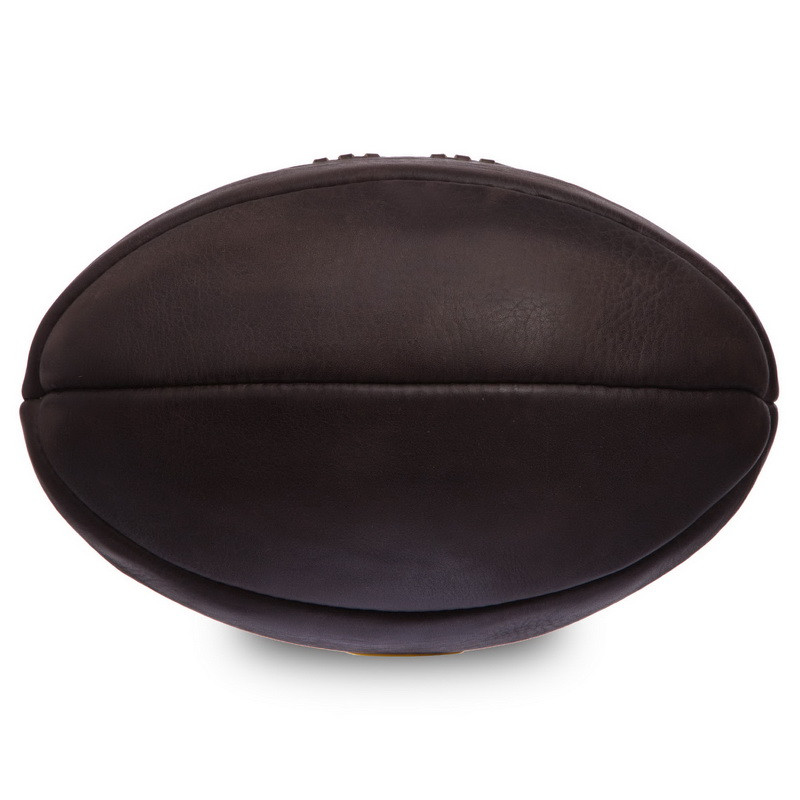 Мяч для регби Composite Leather VINTAGE Rugby ball F-0267 темно-коричневый - фото 2 - id-p1373639844