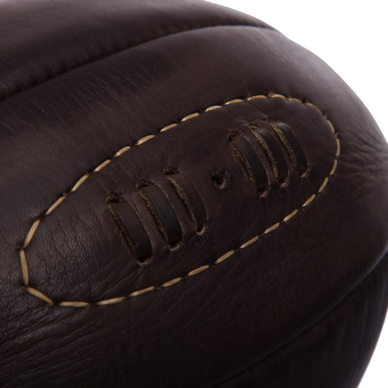 Мяч для регби Composite Leather VINTAGE Rugby ball F-0267 темно-коричневый - фото 3 - id-p1373639844