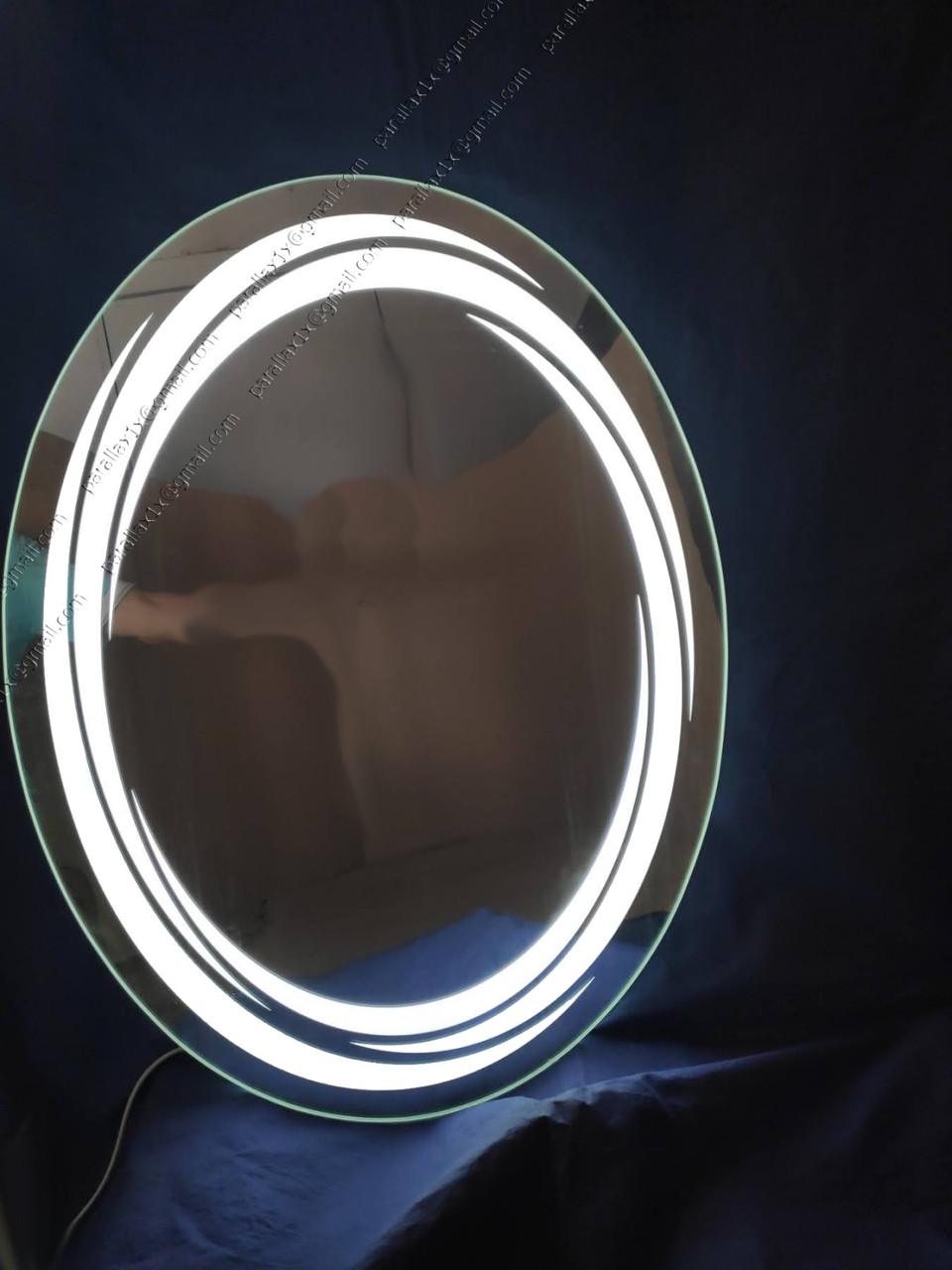 Дзеркало з LED-підсвіткою овальне, 600х800 мм, L41